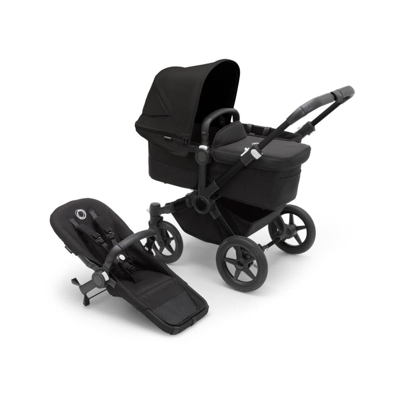 Bugaboo Donkey 5 Duo Pushchair Complete - Black/Midnight Black - For Your Little One