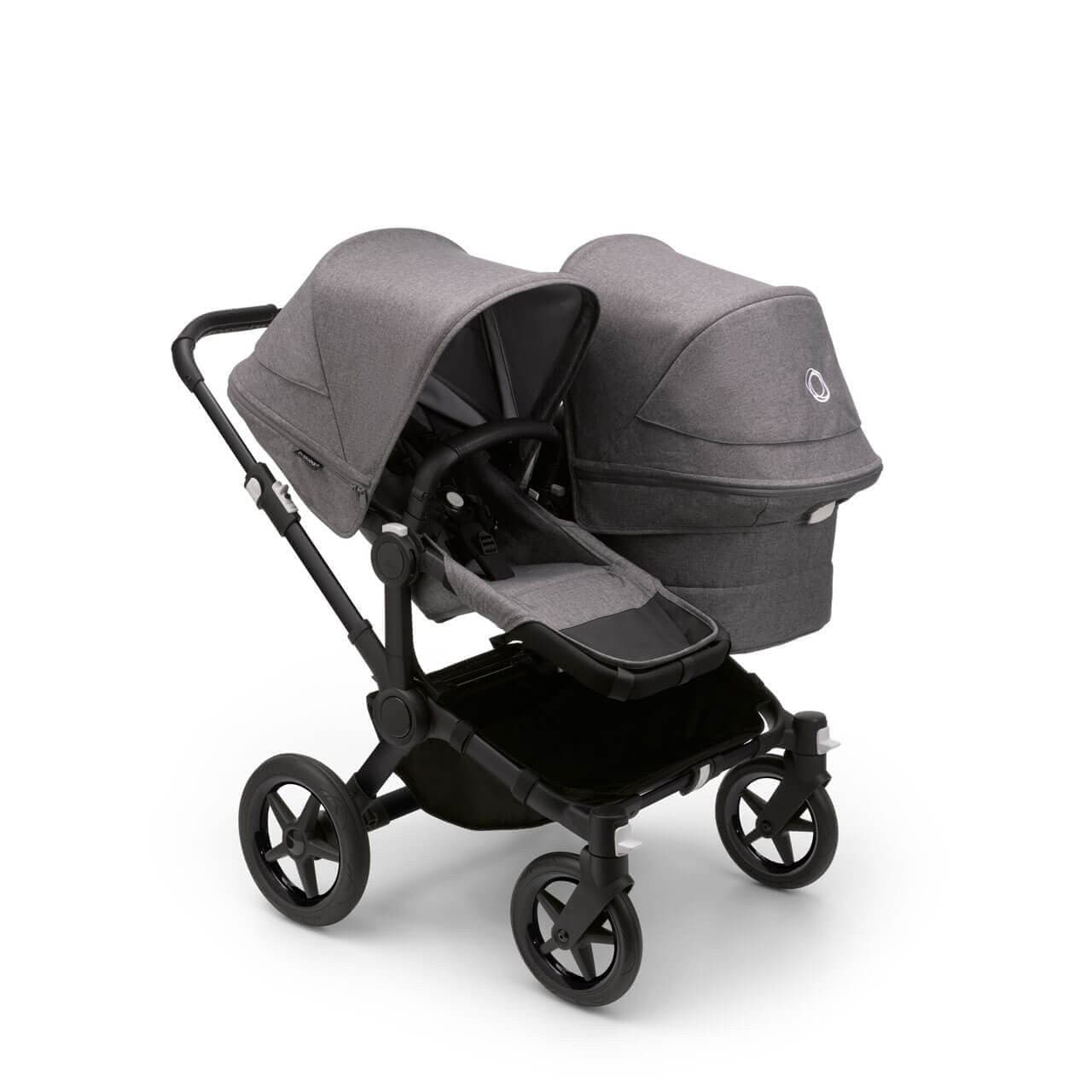 Bugaboo Donkey 5 Duo Travel System on Black/Grey Chassis - Choose Your Colour - For Your Little One