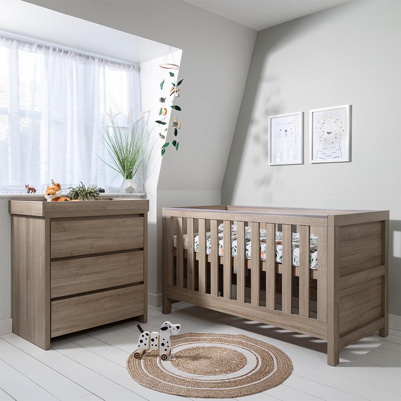 Tutti Bambini Modena 2 Piece Room Set - Oak - For Your Little One
