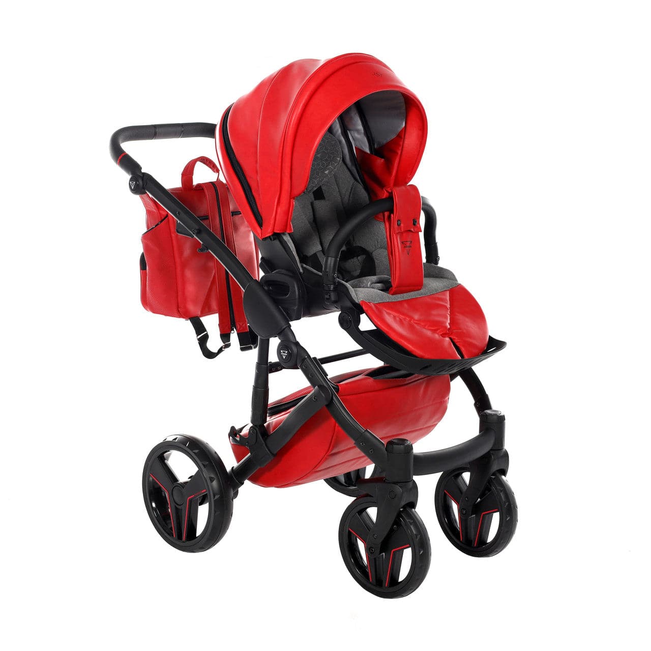 Junama S-Class 2 In 1 Pram - Red - For Your Little One