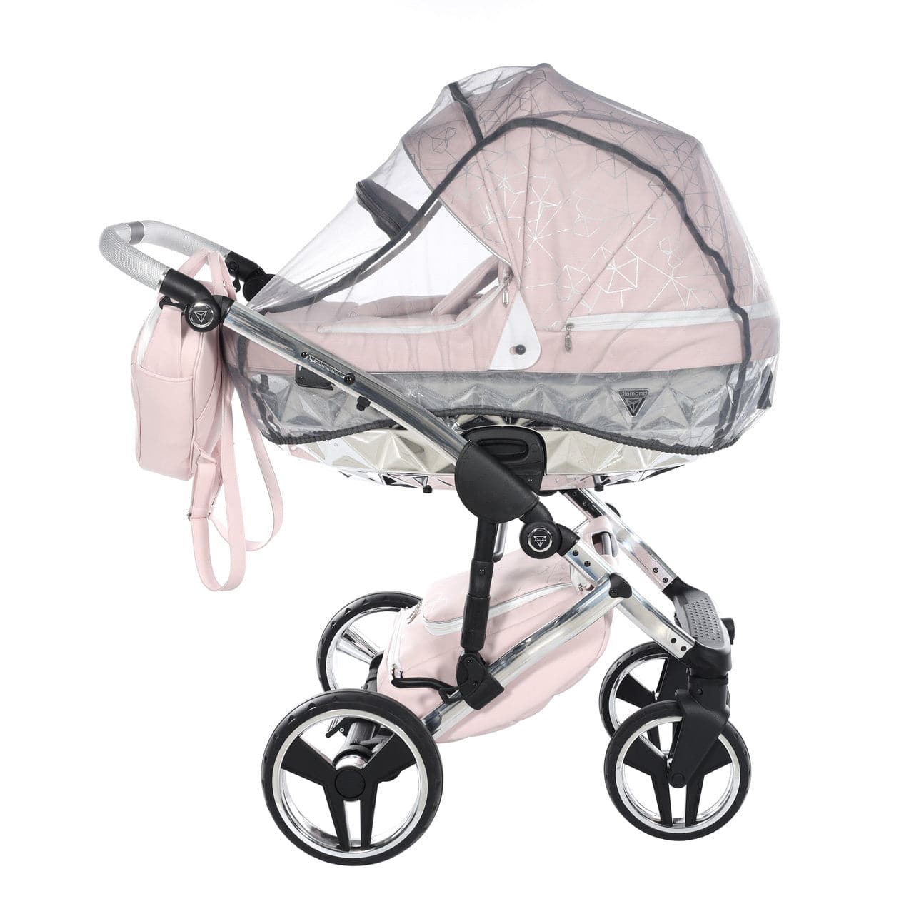 Junama Heart 2 In 1 Pram - Pink - For Your Little One