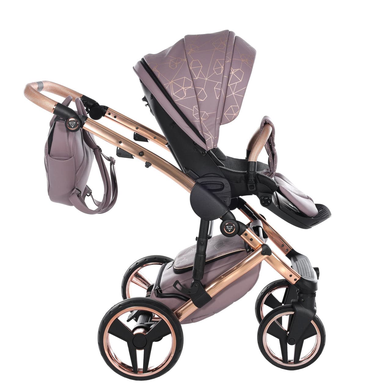 Junama Heart 2 In 1 Pram - Mauve -  | For Your Little One