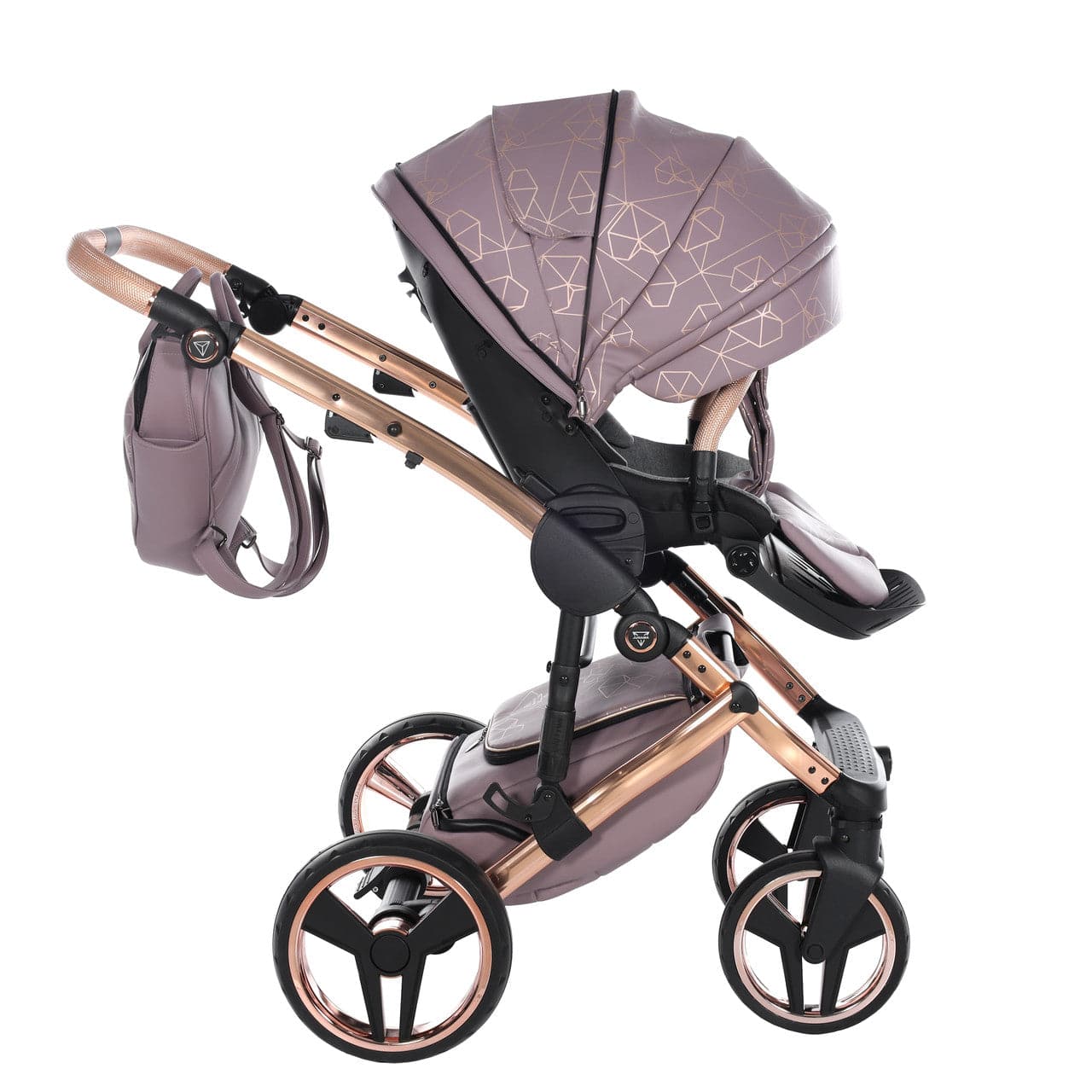 Junama Heart 2 In 1 Pram - Mauve - For Your Little One
