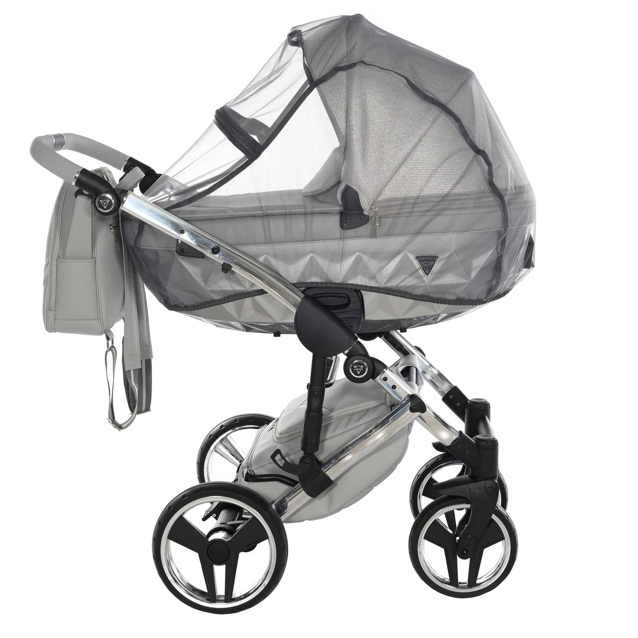 Junama Dolce 2 In 1 Pram - Silver - For Your Little One