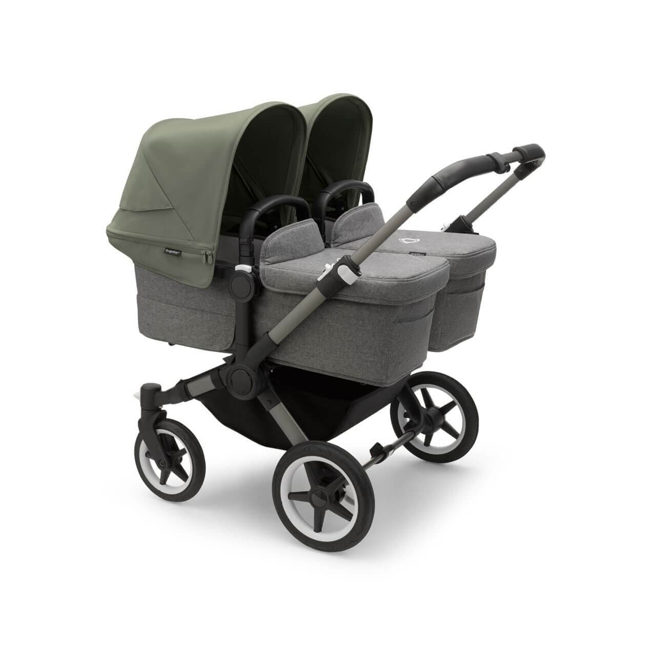 Bugaboo Donkey 5 Twin Pushchair on Graphite/Grey Chassis - Choose Your Colour - For Your Little One