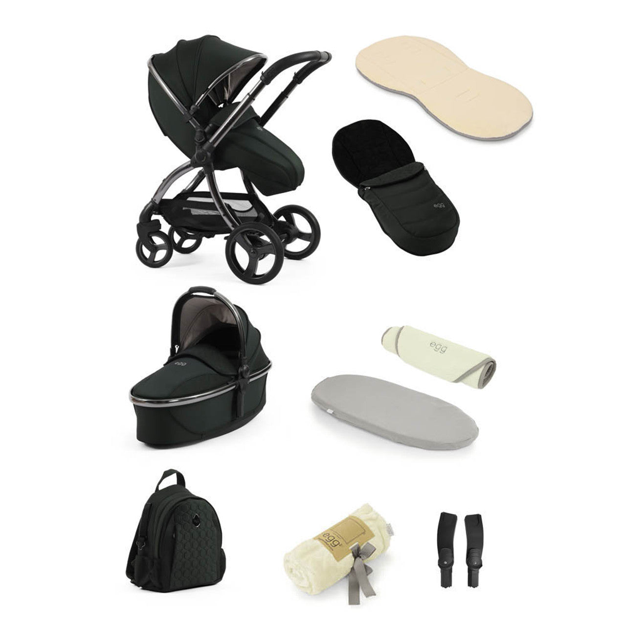 Egg® 3 Snuggle Package 2 In 1 - Black Olive -  | For Your Little One
