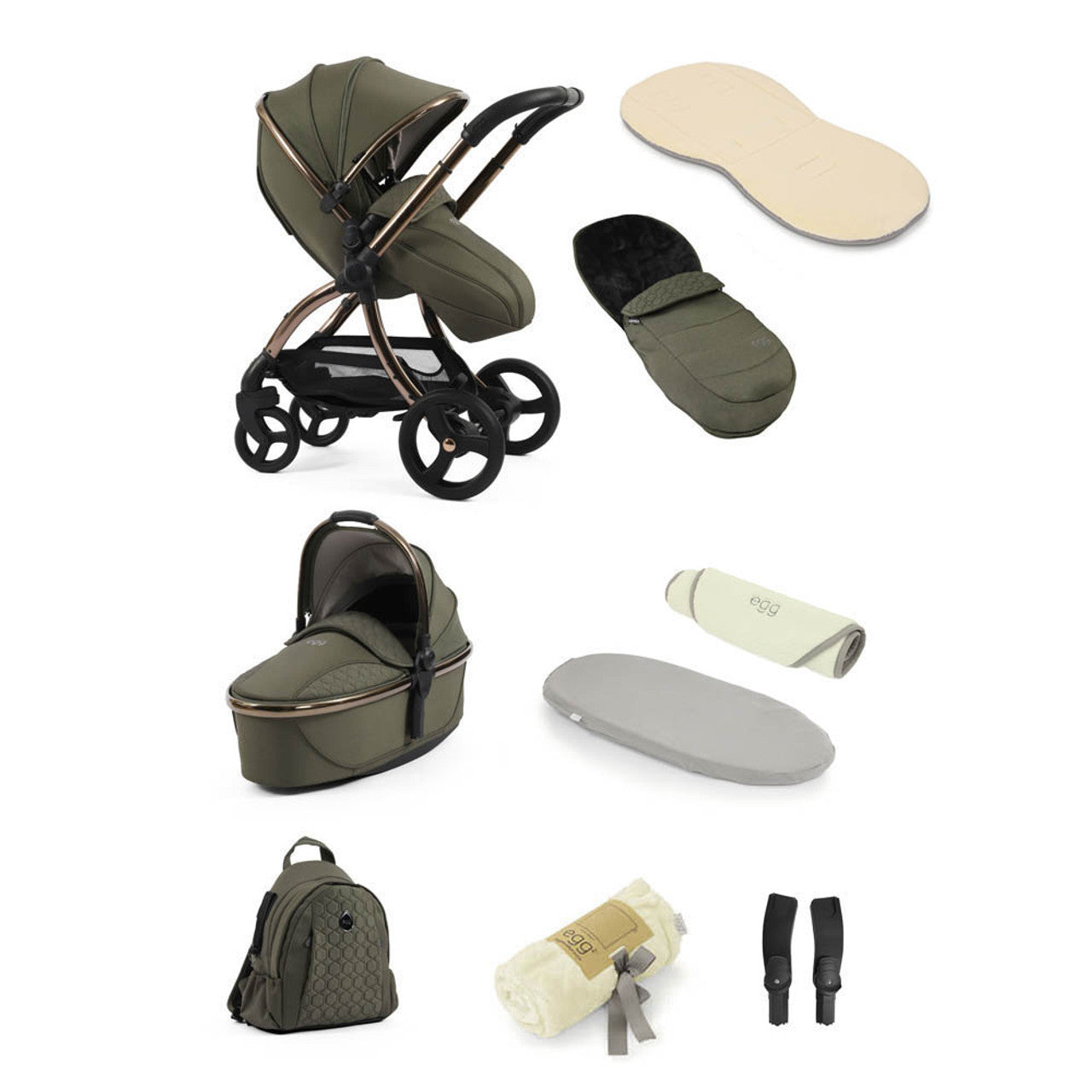 Egg® 3 Snuggle Package 2 In 1 - Hunter Green -  | For Your Little One