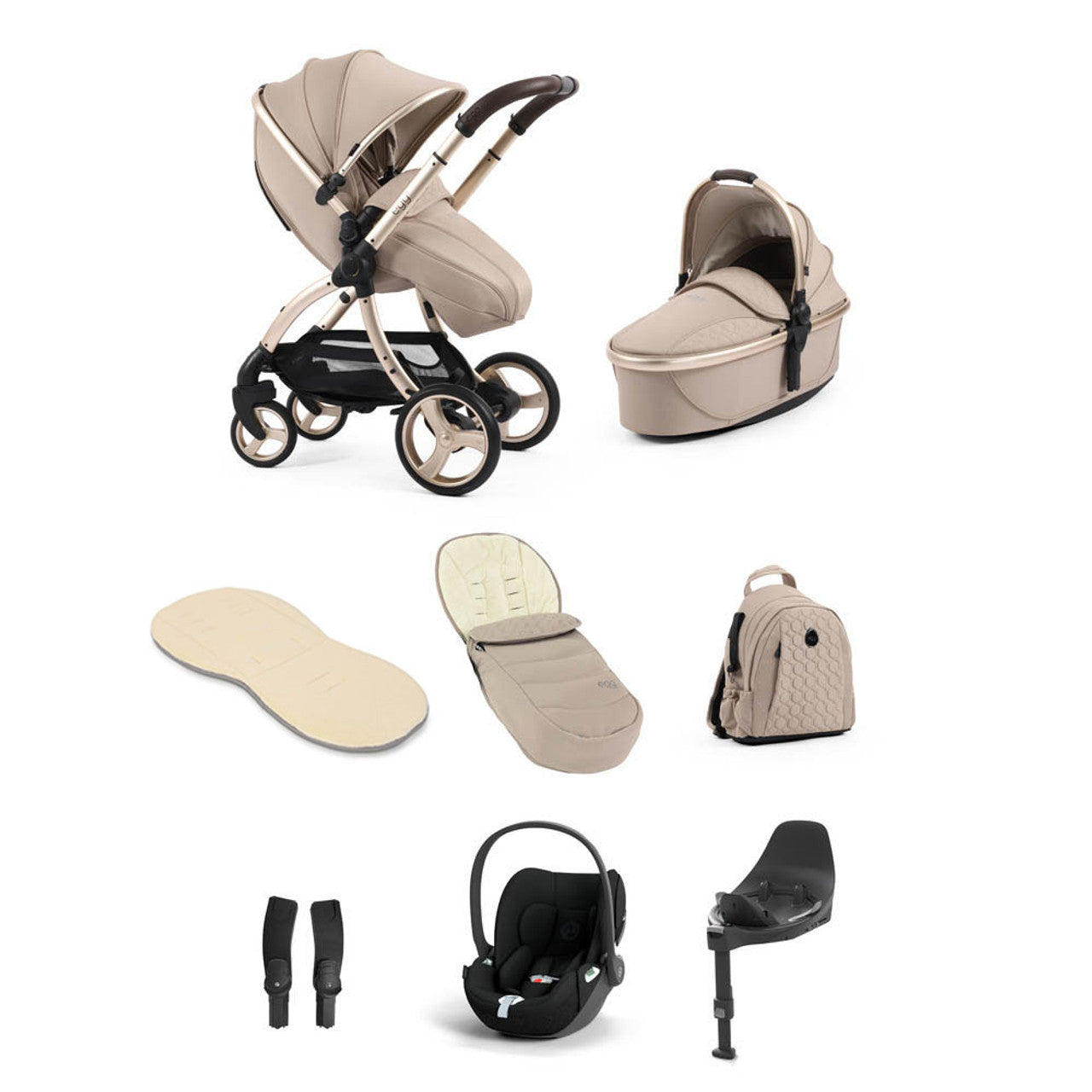 Egg® 3 Luxury Cloud T i-Size Travel System Bundle - Feather -  | For Your Little One