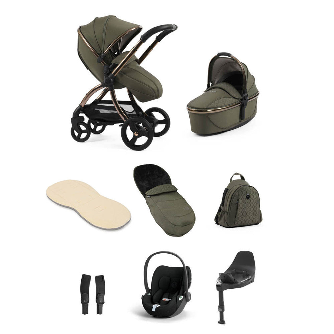Egg® 3 Luxury Cloud T i-Size Travel System Bundle - Hunter Green -  | For Your Little One