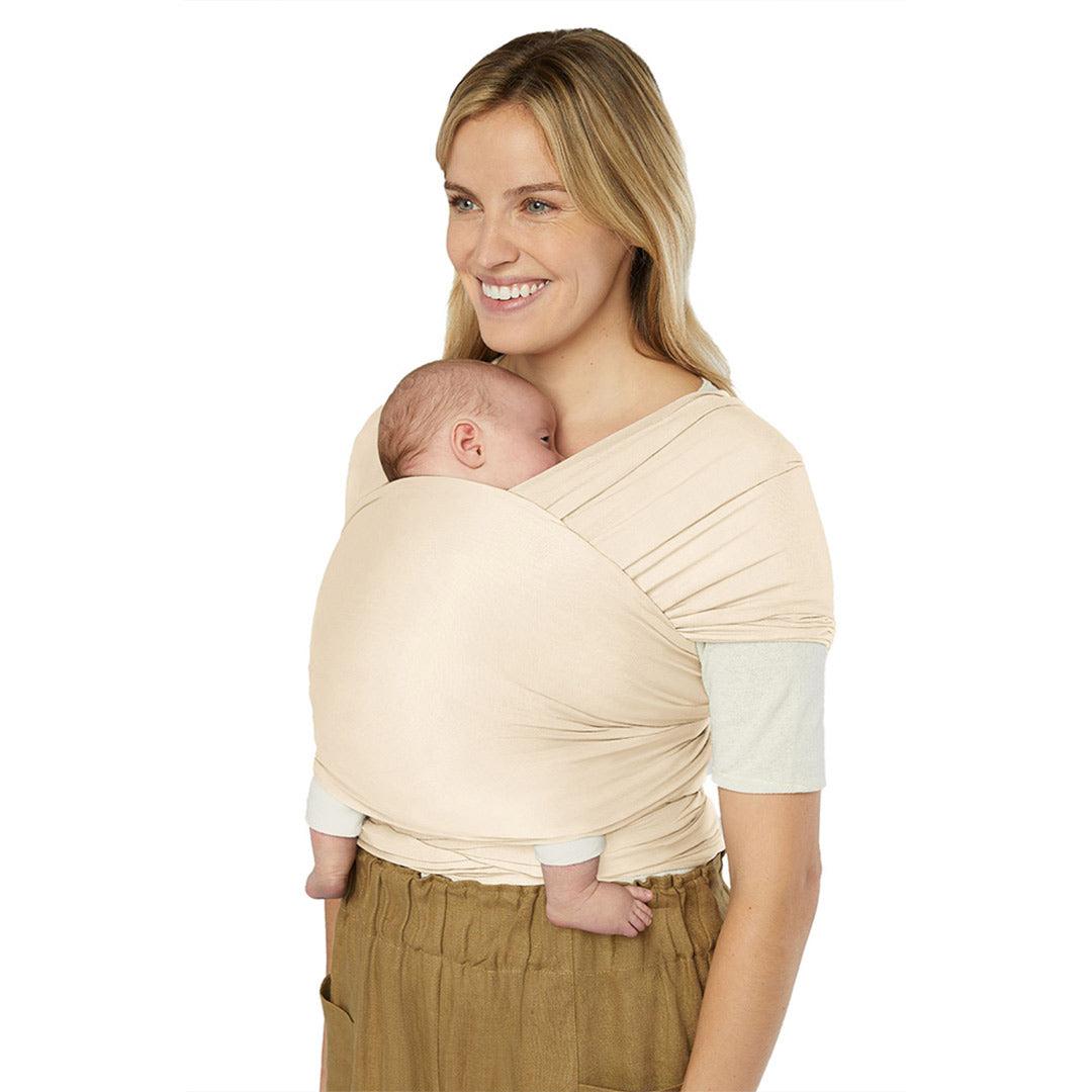Ergobaby Carrier Aura Wrap Sustainable Knit- Cream - For Your Little One