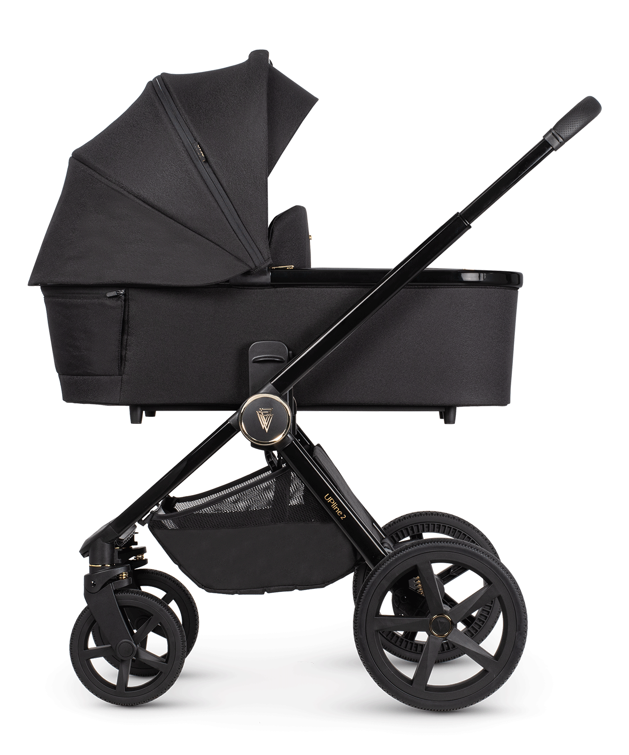 Venicci Upline 2 - 3 In 1 Travel System - All Black