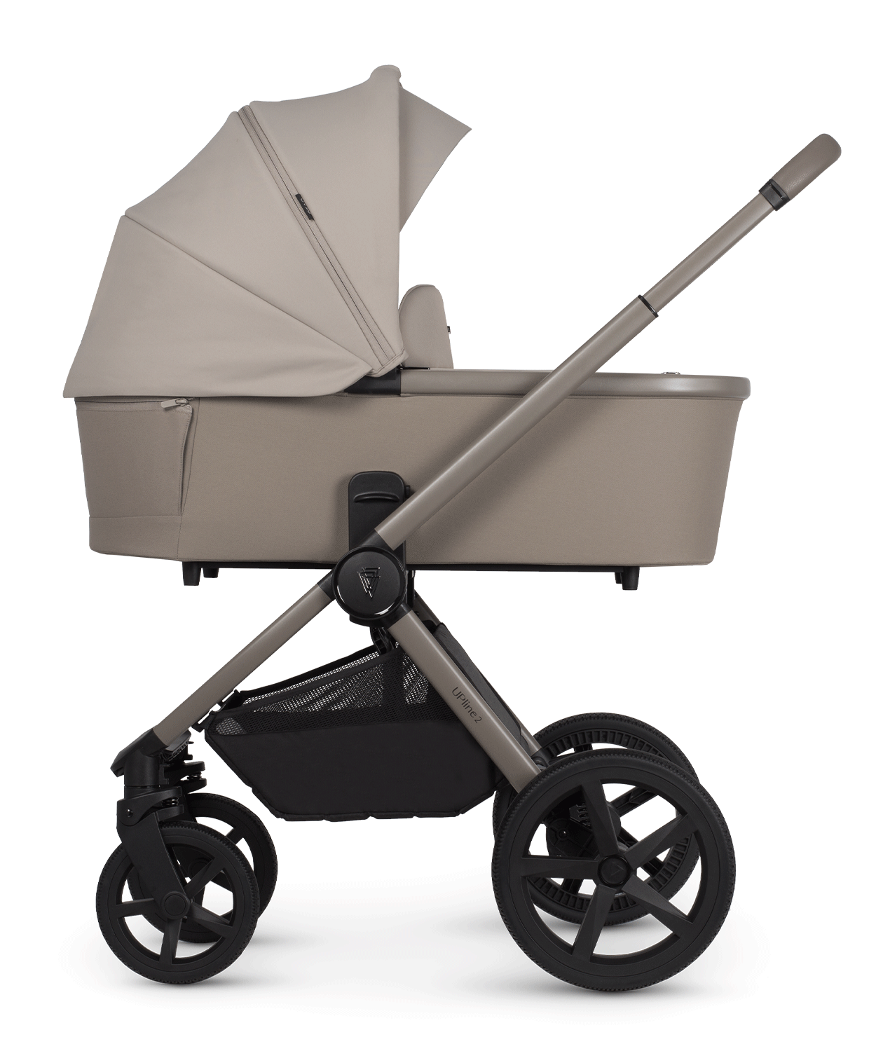 Venicci Upline 2 - 3 In 1 Travel System And Base - Taupe