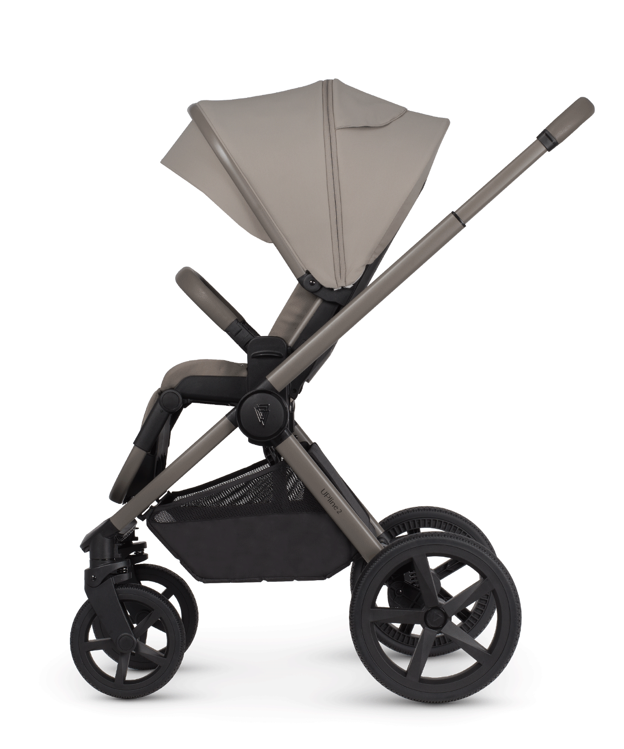 Venicci Upline 2 - 3 In 1 Travel System And Base - Taupe