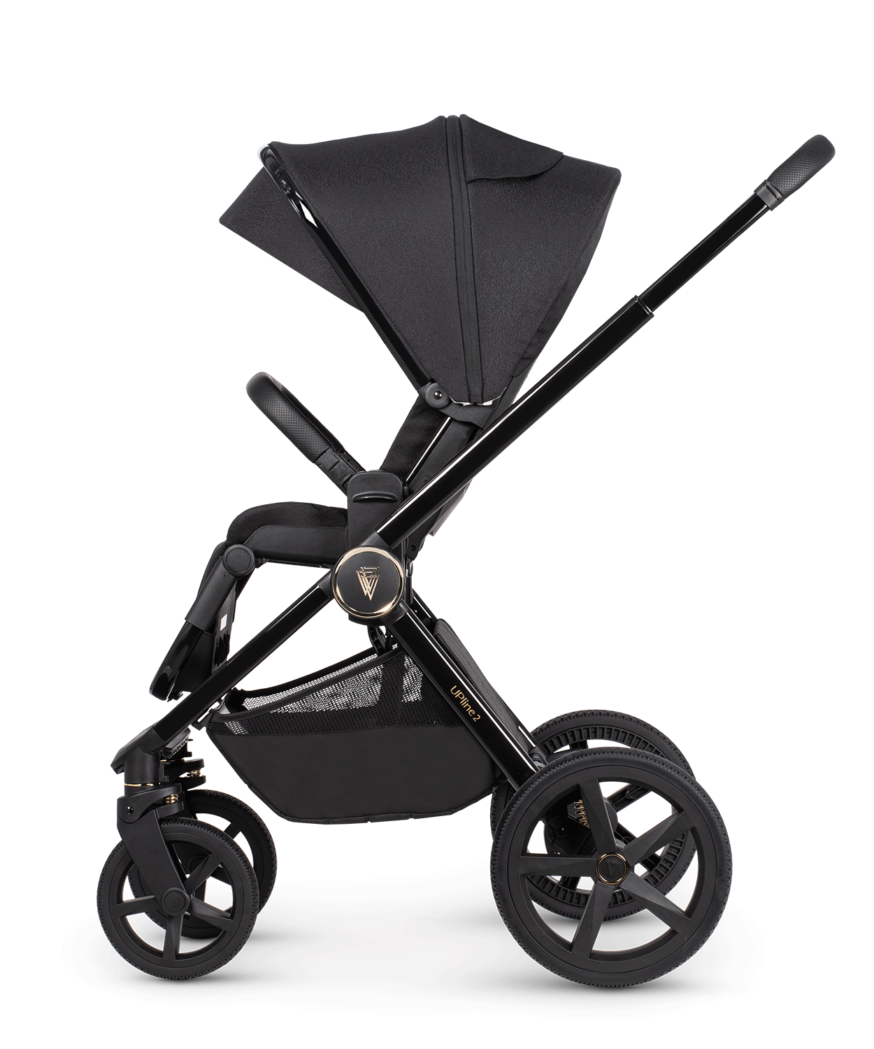 Venicci Upline 2 - 3 In 1 Travel System - All Black