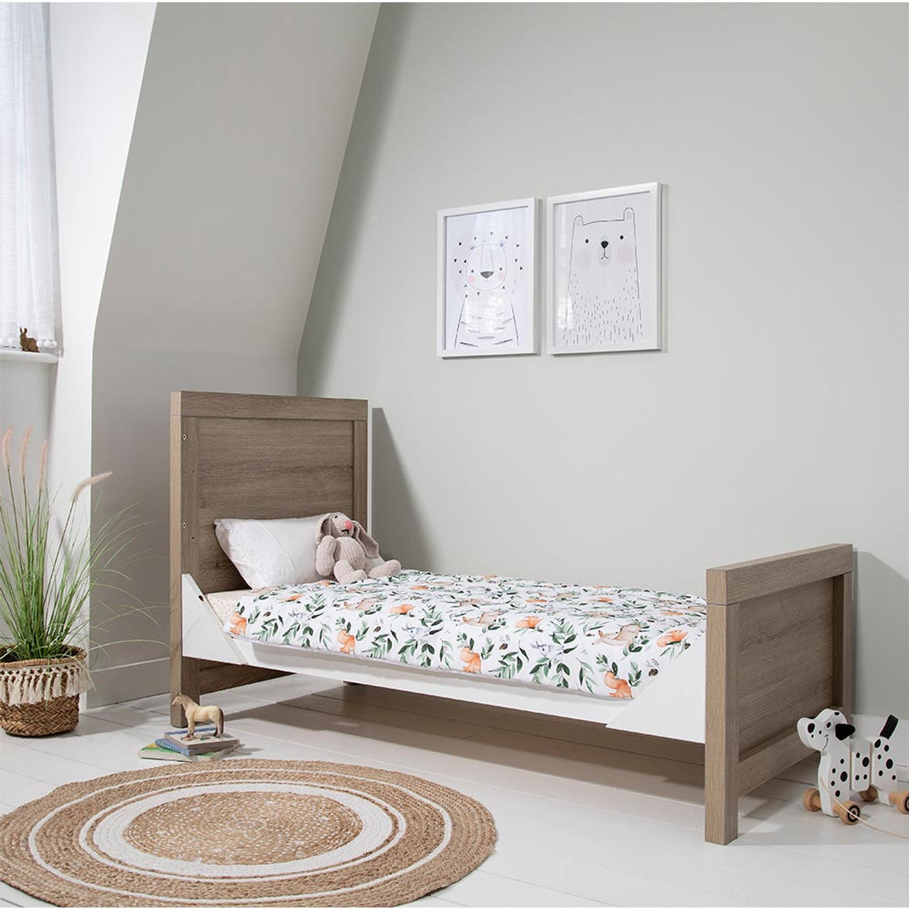 Tutti Bambini Modena 3 Piece Room Set - Oak / White - For Your Little One
