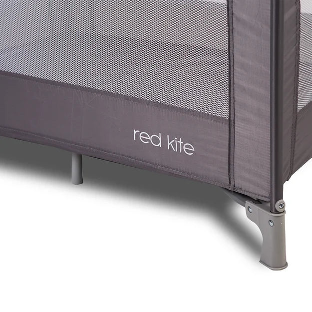 Red Kite Sleeptight Travel Cot - Grey - For Your Little One