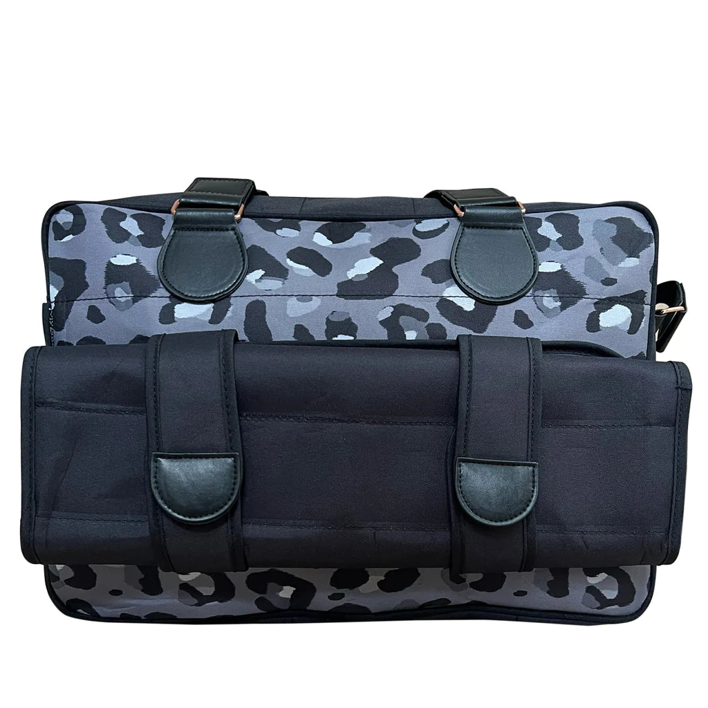 My Babiie Dani Dyer Black Leopard Deluxe Baby Changing Bag - For Your Little One