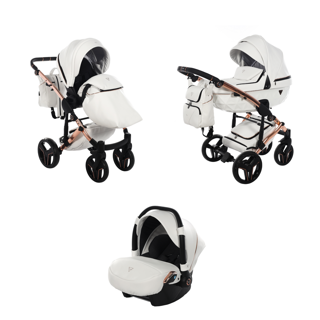 Junama S-Class 3 In 1 Travel System - White - No | For Your Little One