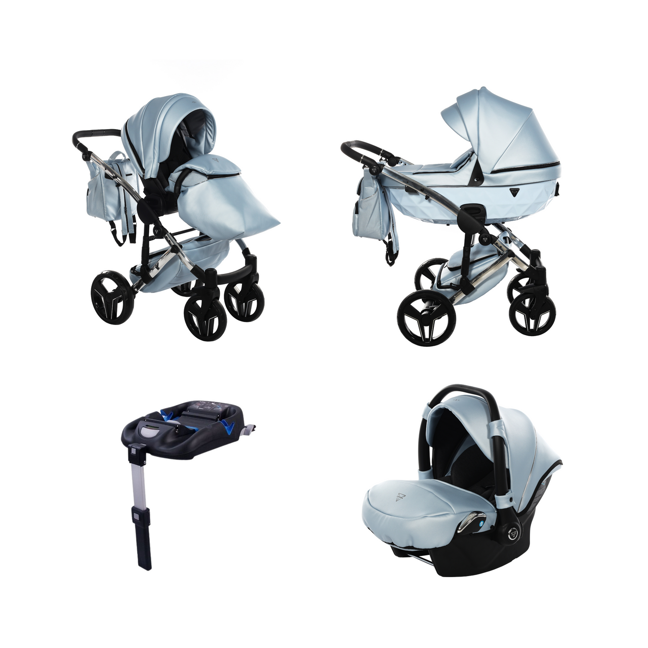 Junama S-Class 3 In 1 Travel System - Sky Blue - For Your Little One