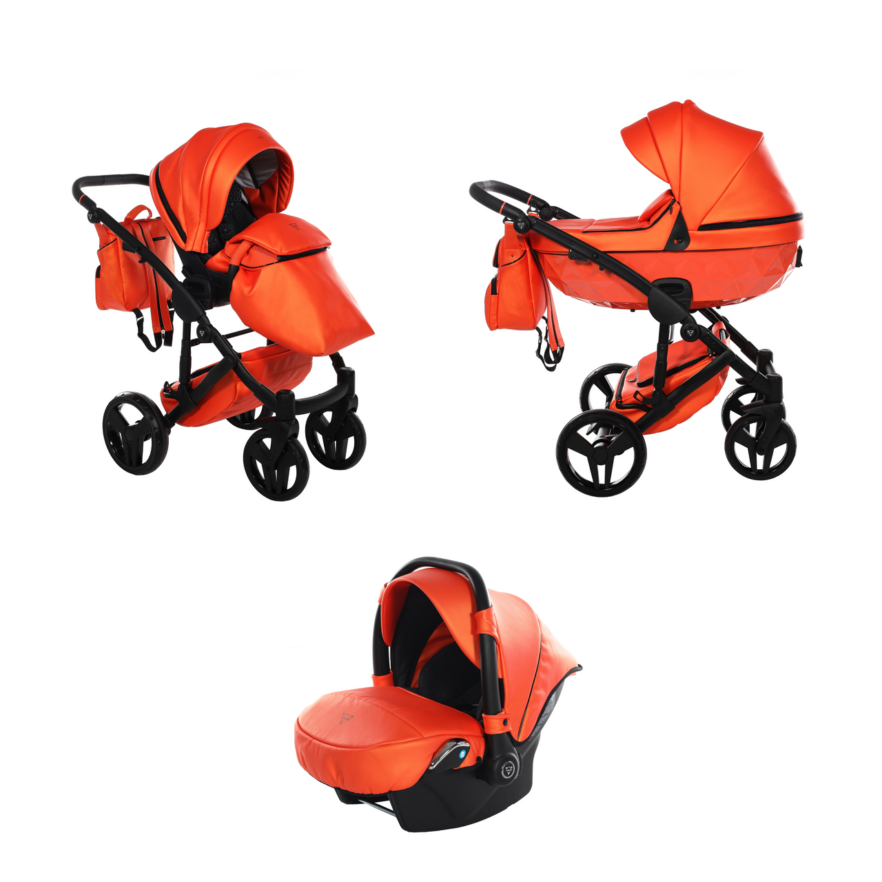 Junama S-Class 3 In 1 Travel System - Orange - For Your Little One