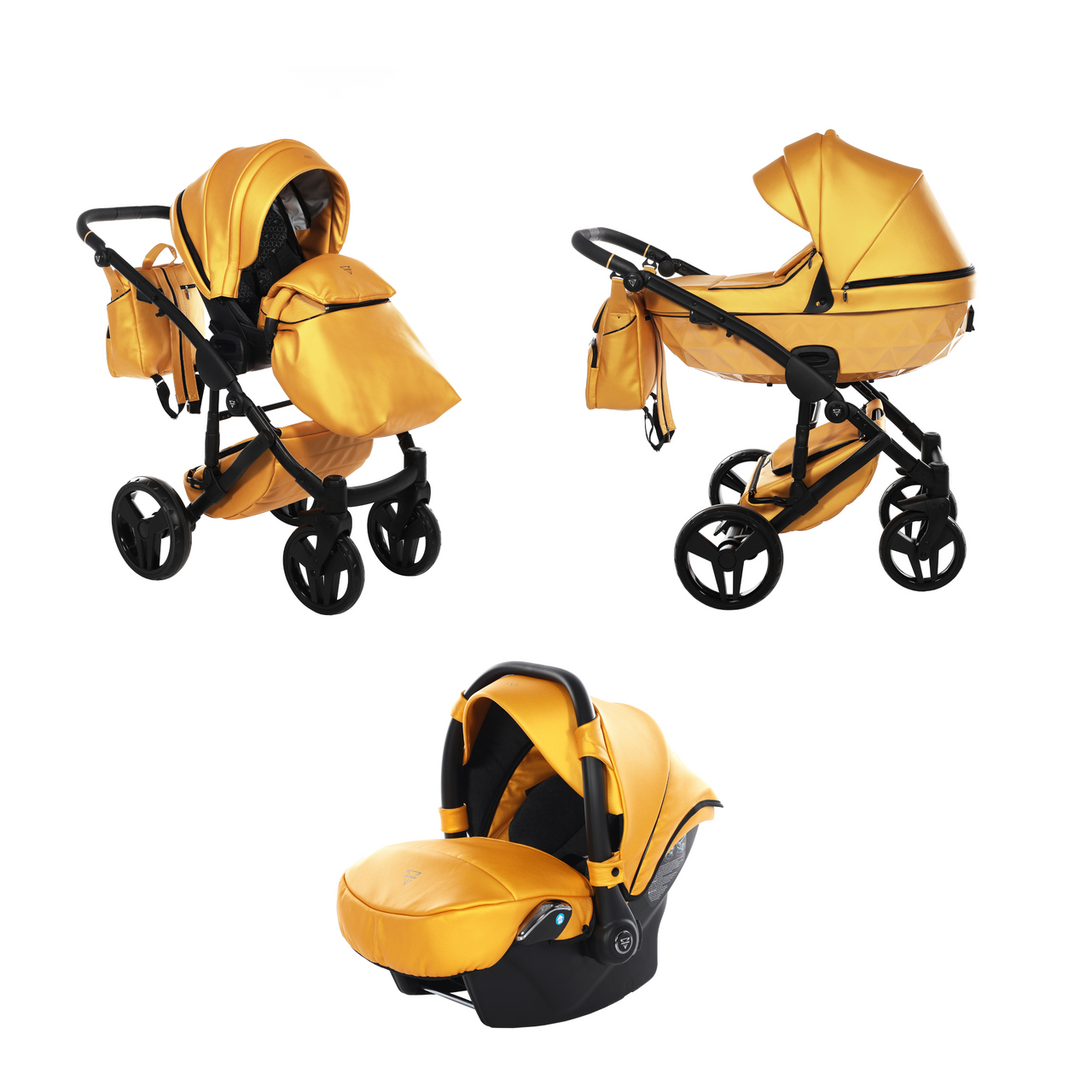 Junama S-Class 3 In 1 Travel System - Yellow - No | For Your Little One