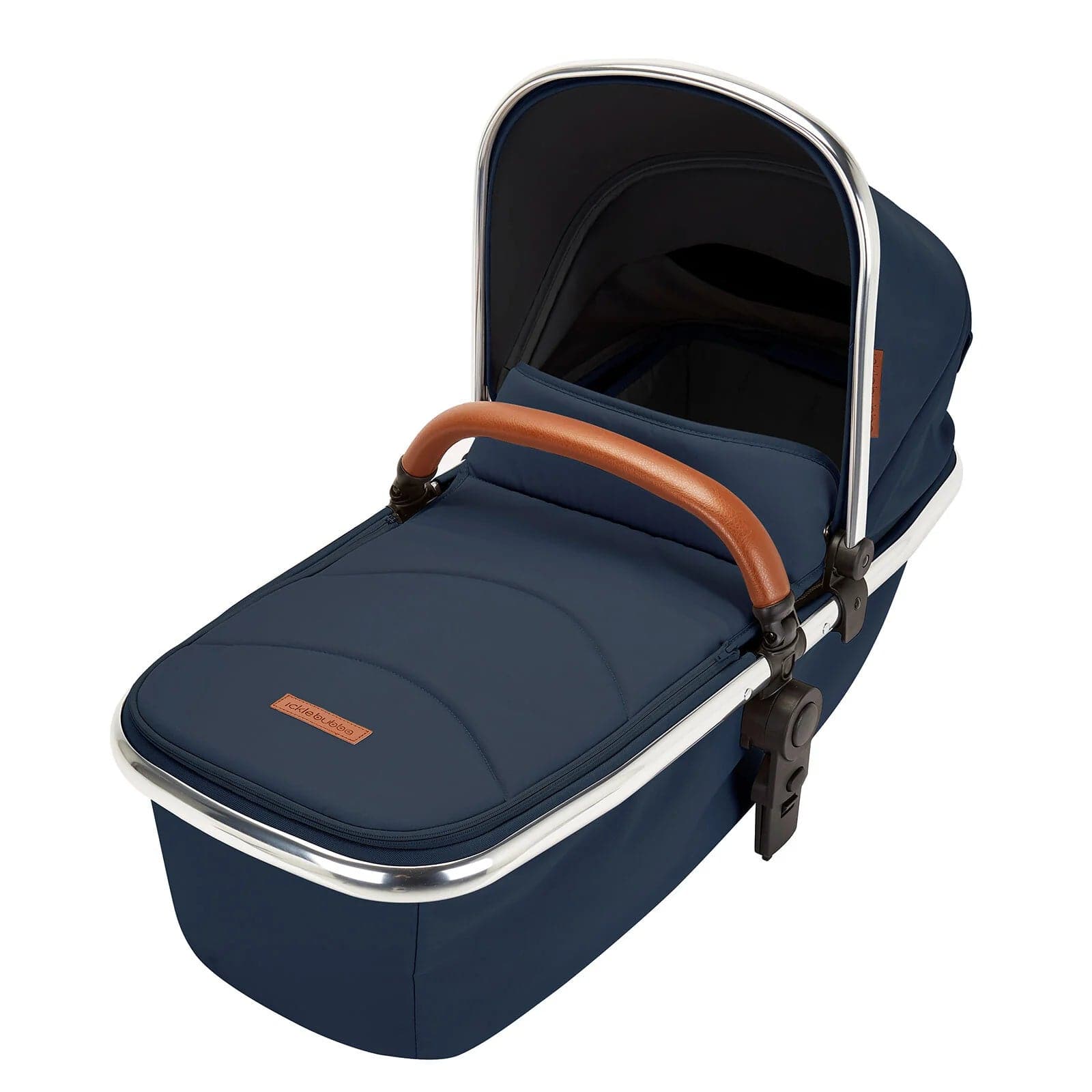 Ickle Bubba Eclipse 2 In 1 Carrycot & Pushchair - Chrome / Midnight Blue / Tan - For Your Little One