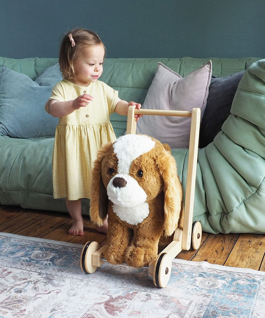 Little Bird Told Me Peanut Pup Baby Walker / Push Along Dog (shop only) - For Your Little One