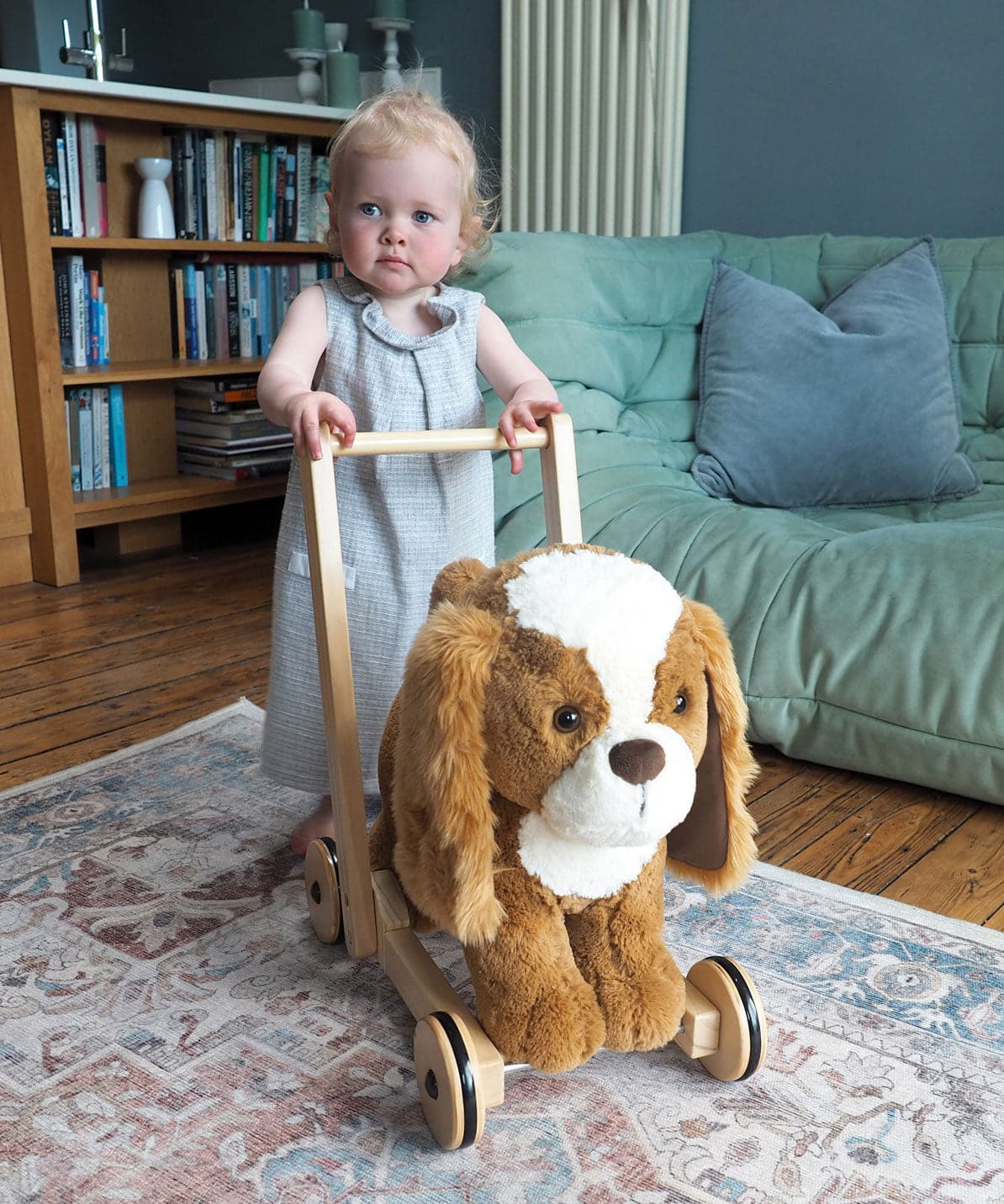 Little Bird Told Me Peanut Pup Baby Walker / Push Along Dog (shop only) - For Your Little One
