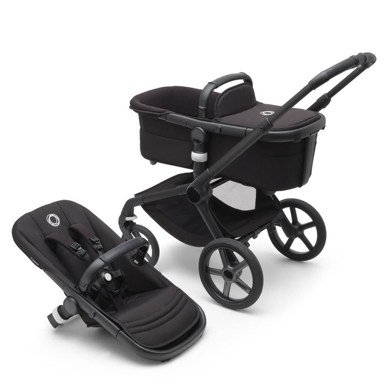 Bugaboo Fox 5 Complete Pushchair - Black / Midnight Black - For Your Little One