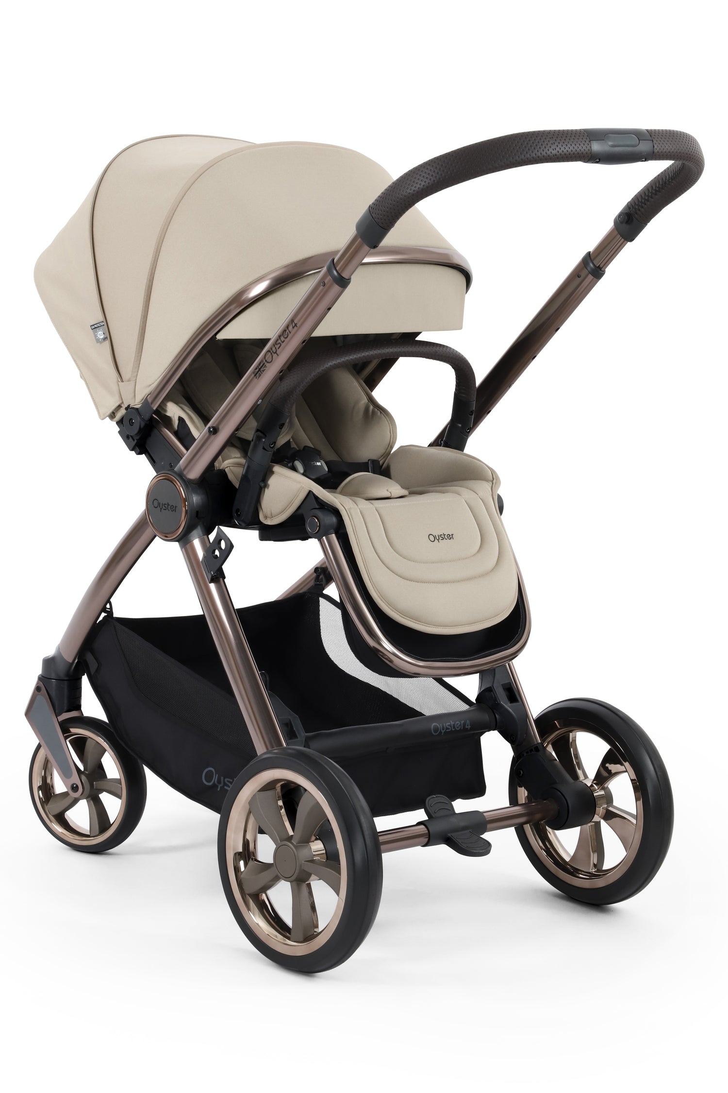 Babystyle Oyster 4 Essential 5 Piece Travel System Bundle - Buttermilk
