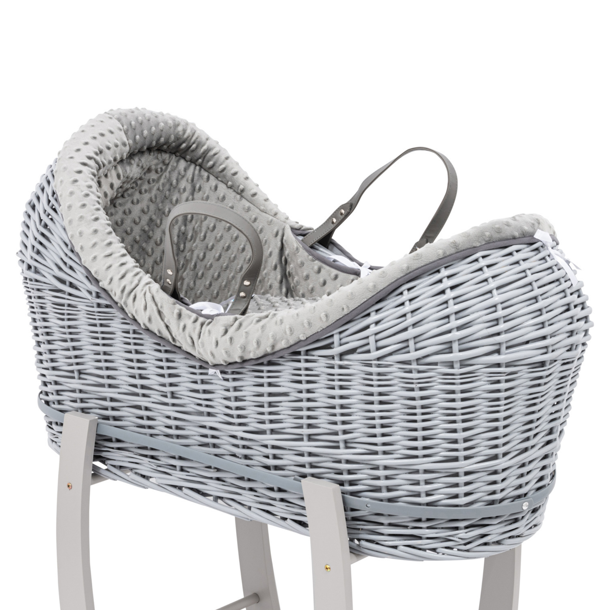 Pod Grey Dimple Moses Basket Bedding Set - For Your Little One