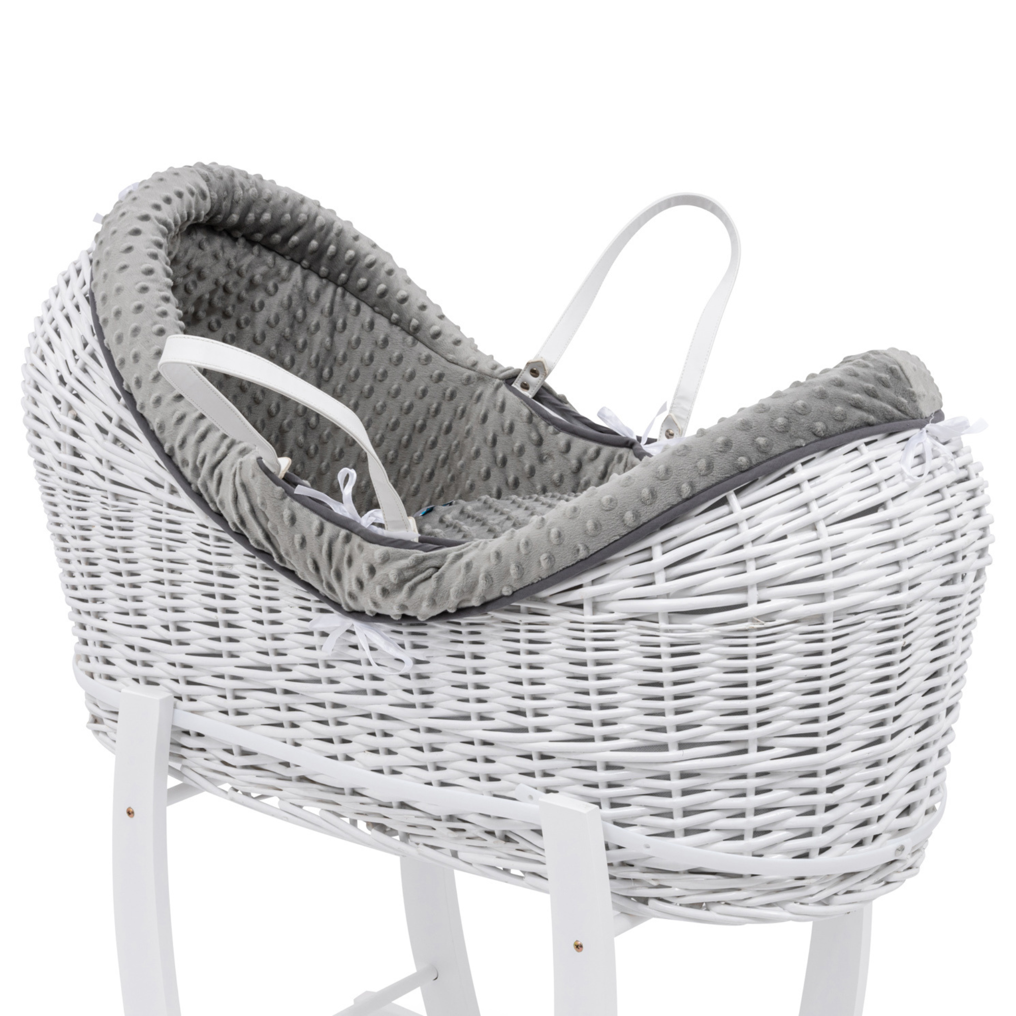 Pod Grey Dimple Moses Basket Bedding Set - For Your Little One