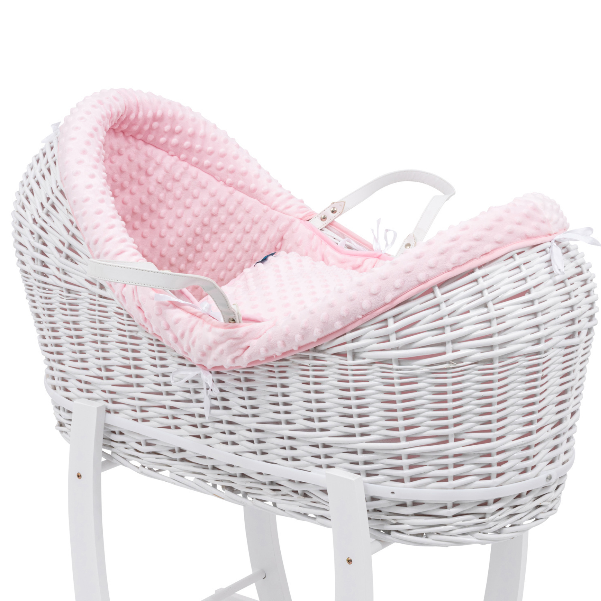 Pod Pink Dimple Moses Basket Bedding Set - For Your Little One