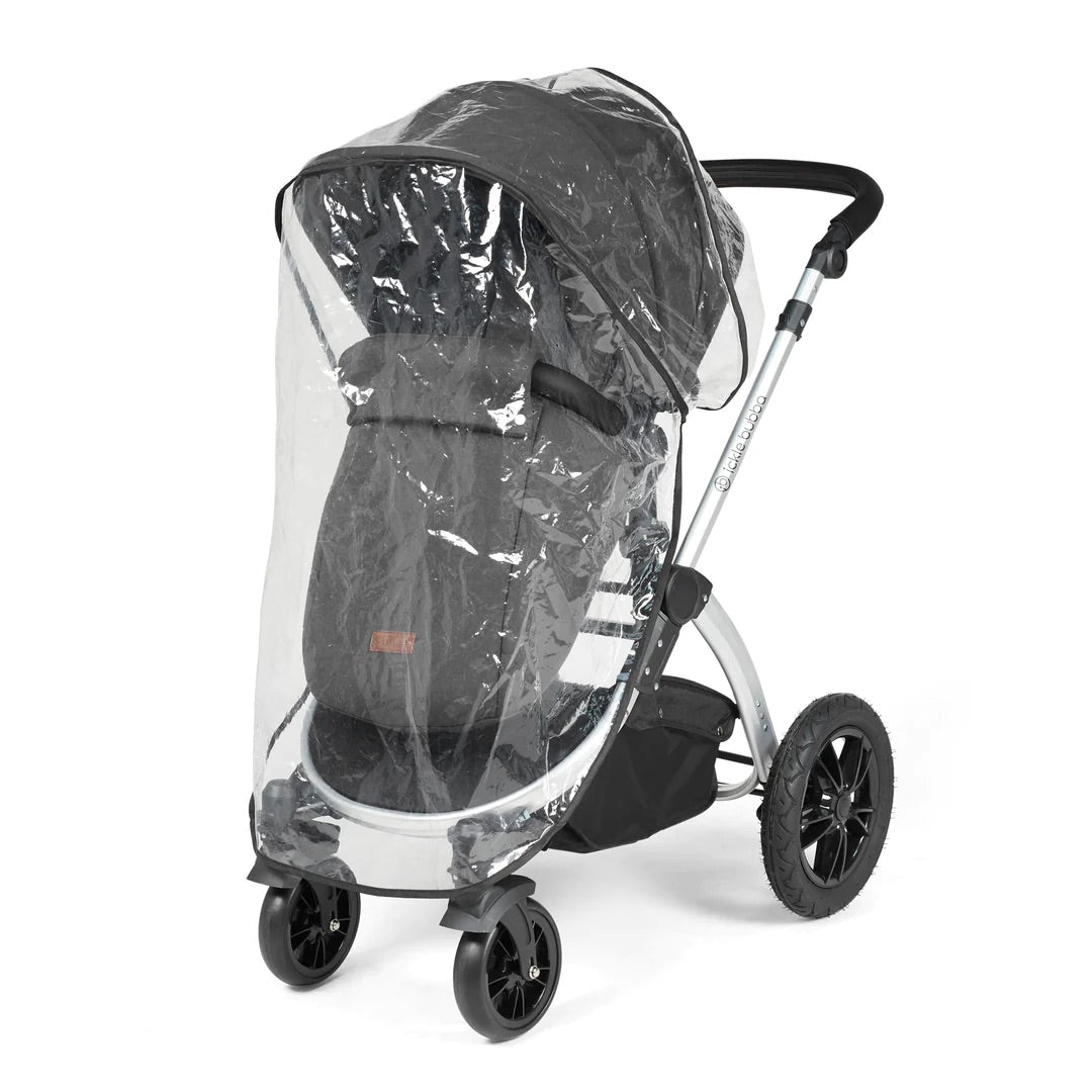 Ickle Bubba Stomp Luxe 2 in 1 Pushchair - Silver / Charcoal Grey / Black - For Your Little One