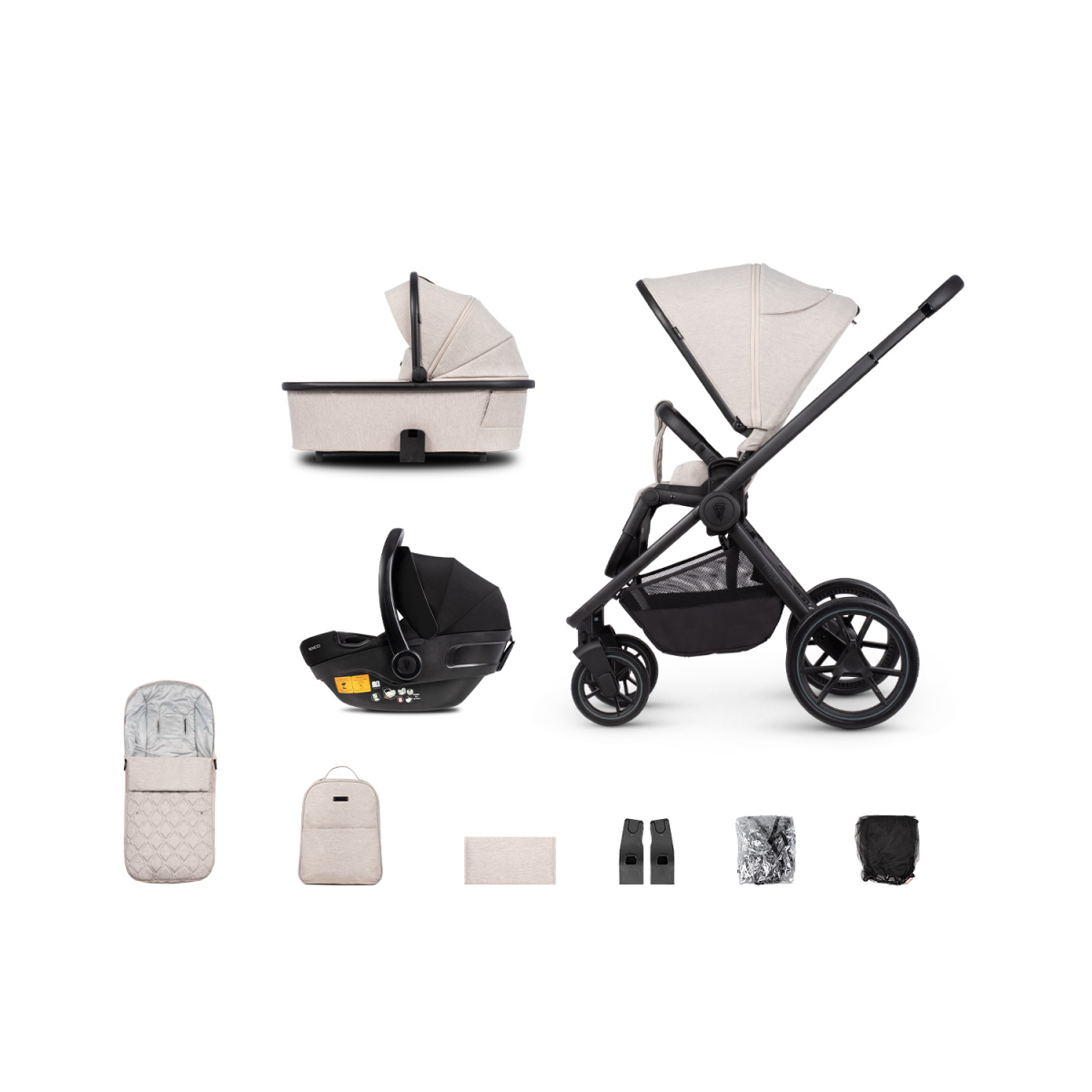 Venicci Tinum Edge 3 In 1 Travel System - Dust - For Your Little One