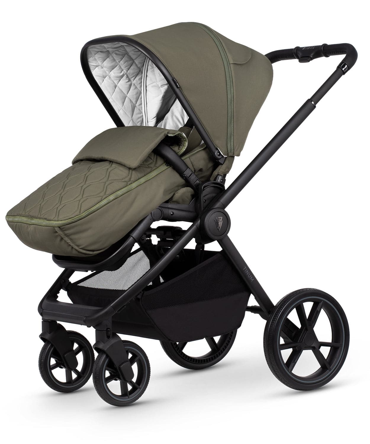Venicci Tinum Edge 2 In 1  Pram Pushchair - Moss - For Your Little One