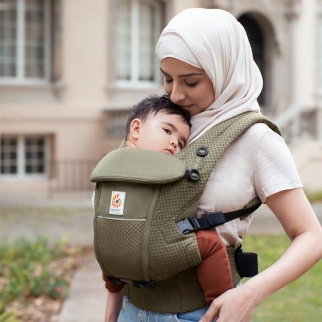 Ergobaby Carrier Adapt Soft Flex Mesh- Olive Green - For Your Little One