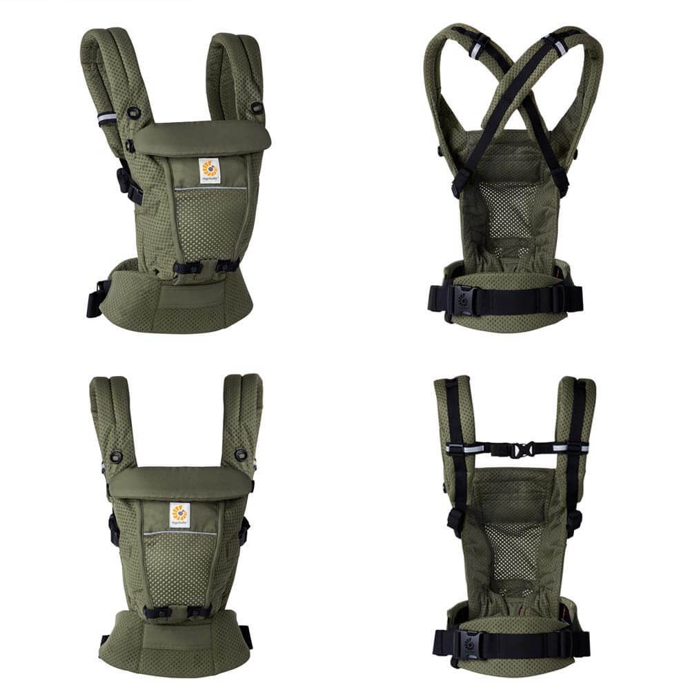 Ergobaby Carrier Adapt Soft Flex Mesh- Olive Green - For Your Little One
