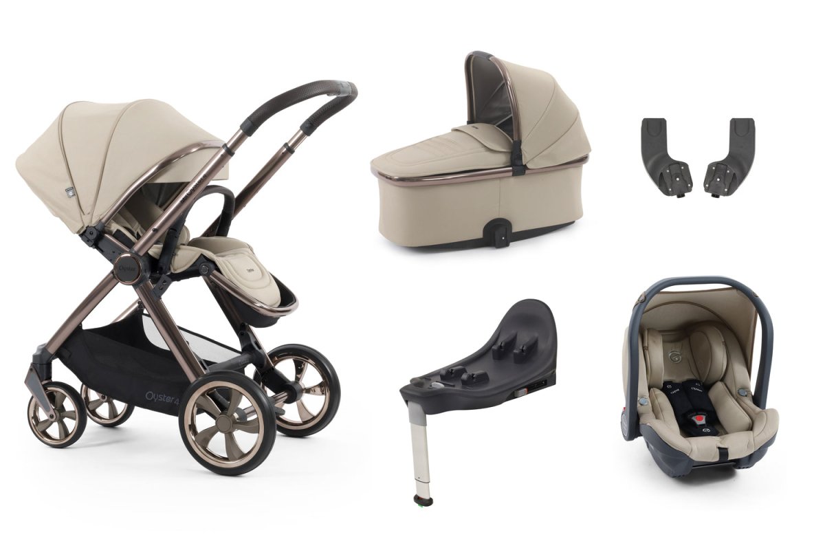 Babystyle Oyster 4 Essential 5 Piece Travel System Bundle - Buttermilk - For Your Little One
