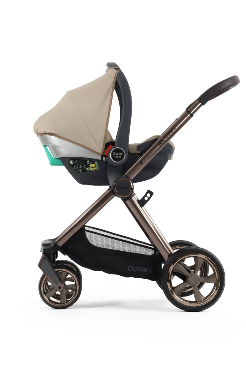 Babystyle Oyster 4 Essential 5 Piece Travel System Bundle - Buttermilk - For Your Little One