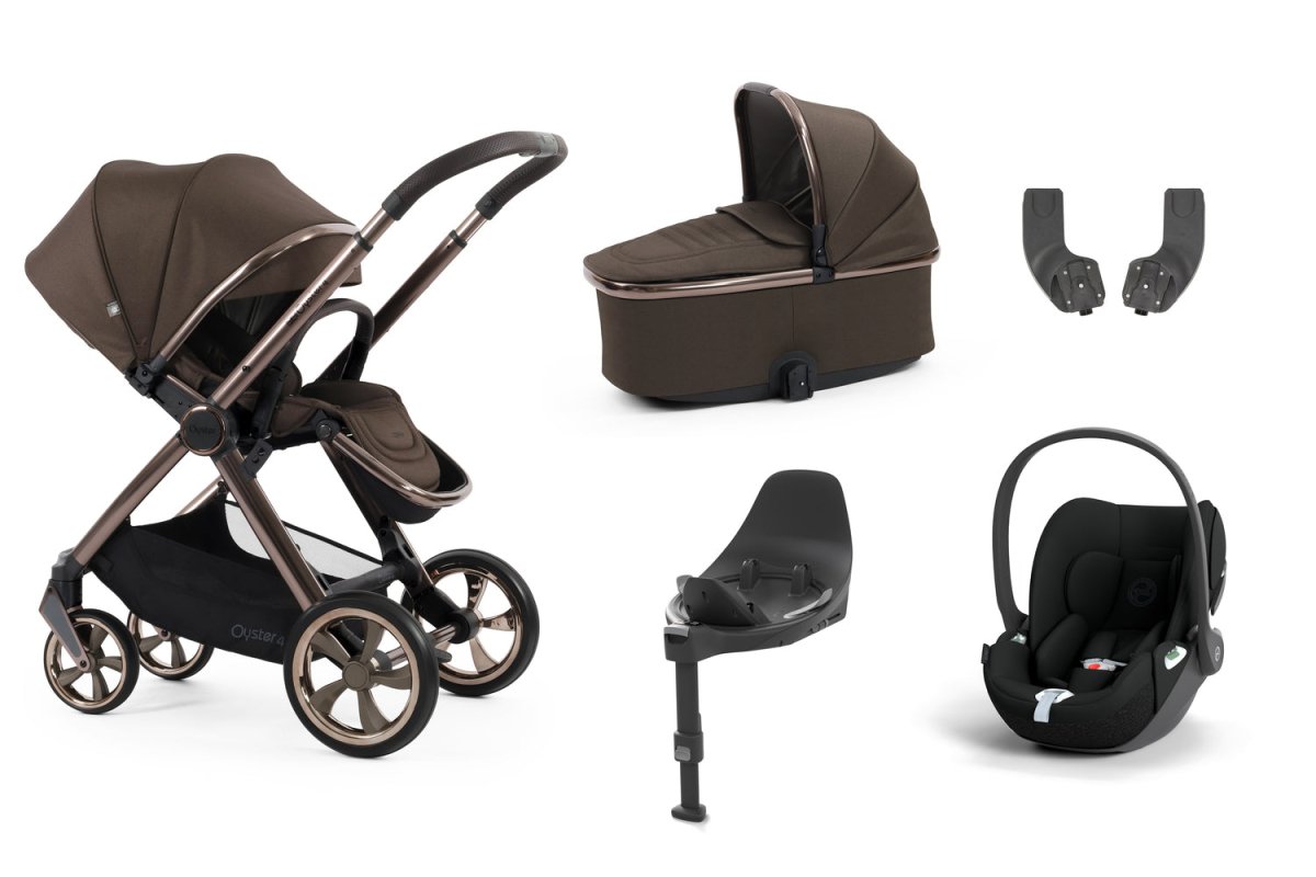 Babystyle Oyster 4 Essential 5 Piece Travel System Bundle - Chocolate Velvet - For Your Little One