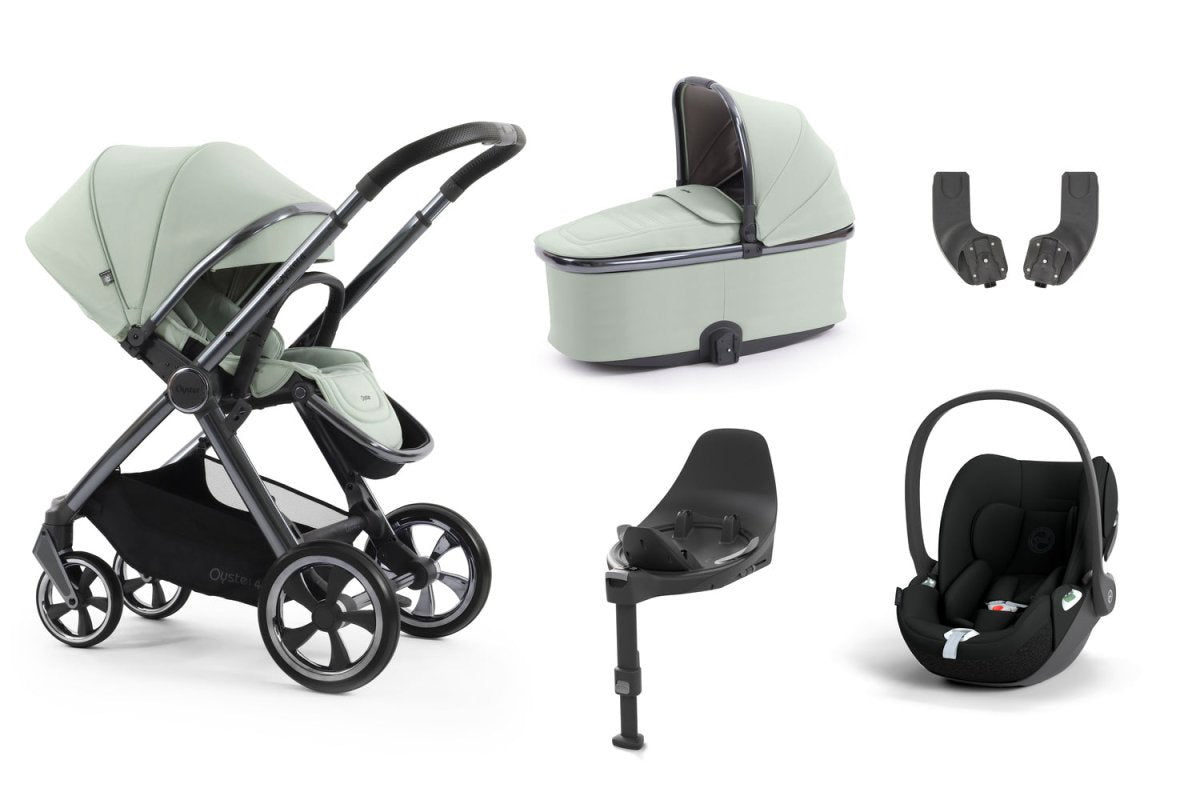 Babystyle Oyster 4 Essential 5 Piece Travel System Bundle - Pistachio - For Your Little One