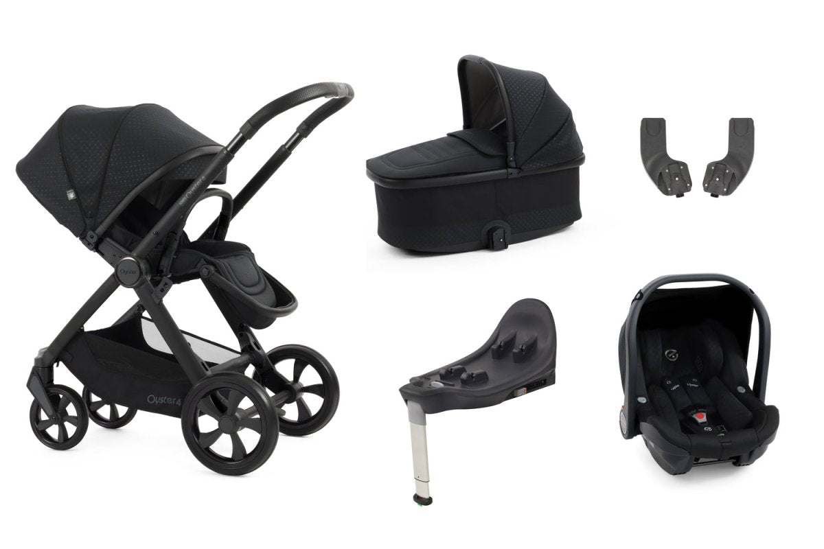 Babystyle Oyster 4 Essential 5 Piece Travel System Bundle - Raven - For Your Little One