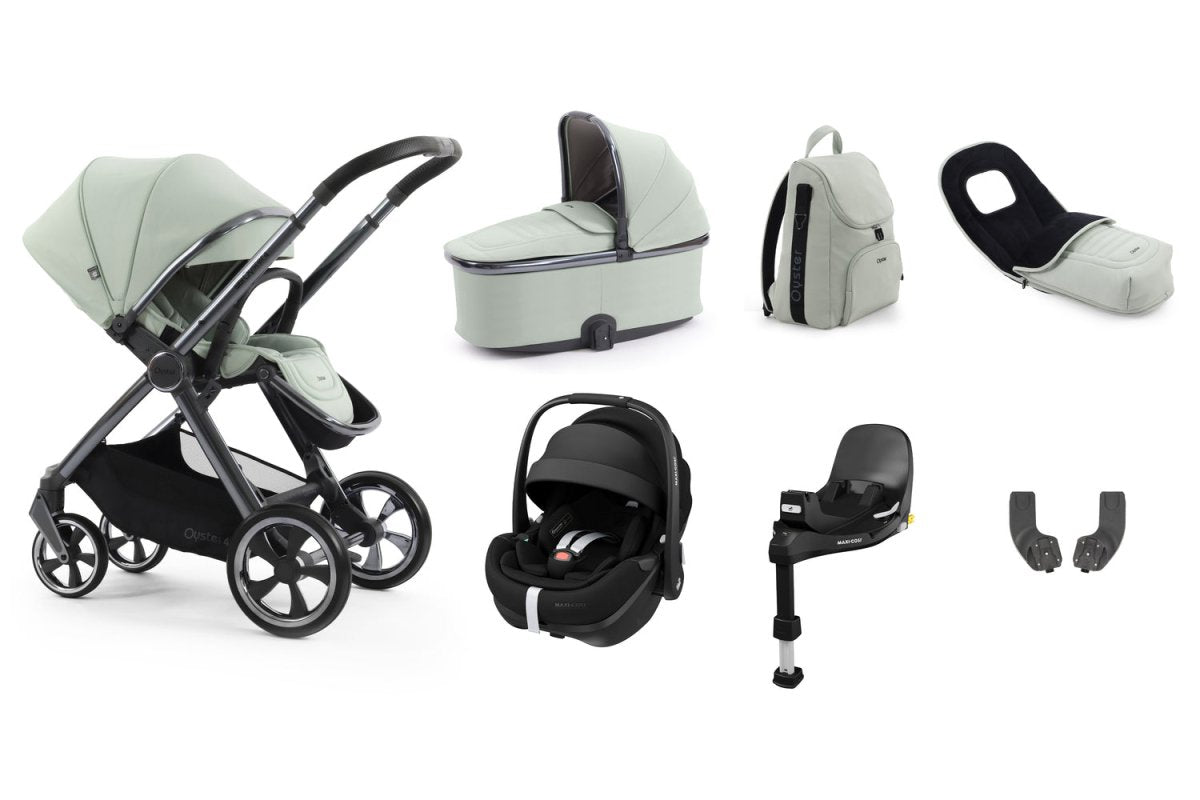 Babystyle Oyster 4 Luxury 7 Piece Travel System Bundle - Pistachio - For Your Little One