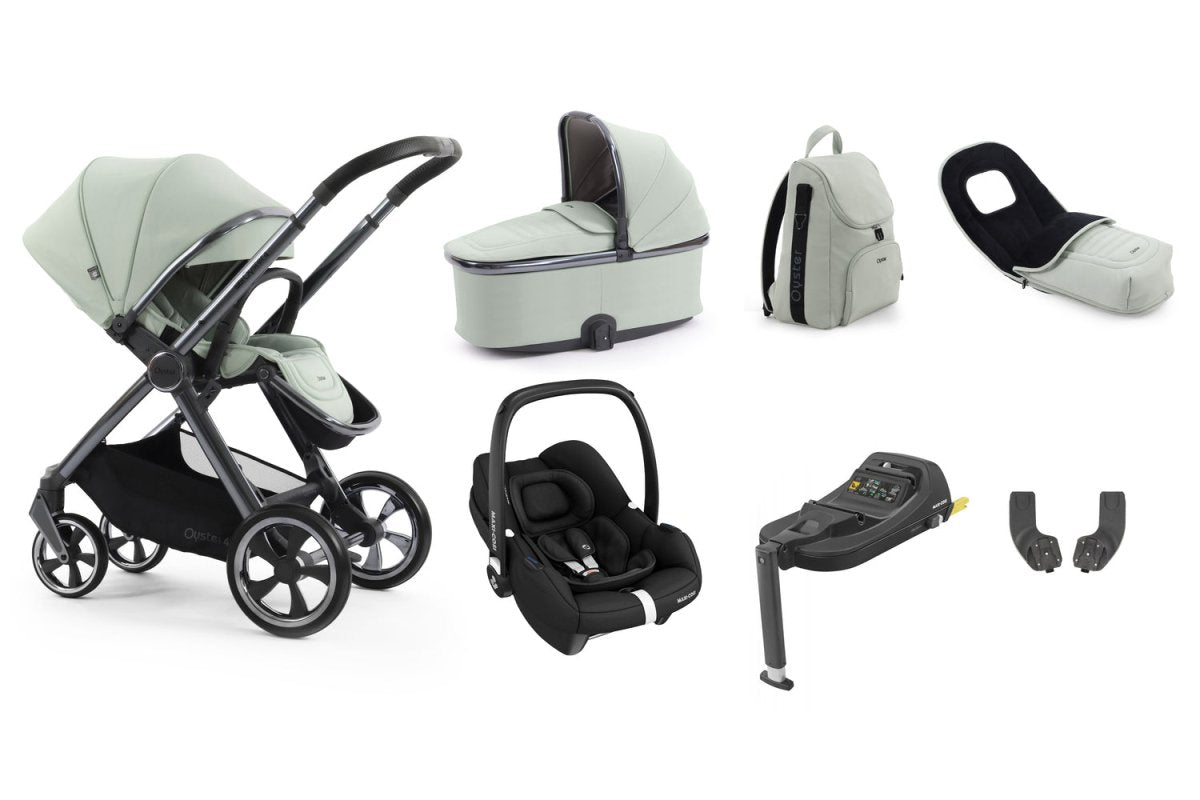 Babystyle Oyster 4 Luxury 7 Piece Travel System Bundle - Pistachio - For Your Little One