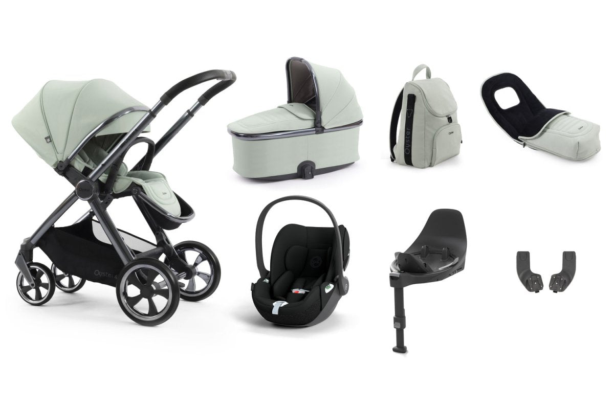 Babystyle Oyster 4 Luxury 7 Piece Travel System Bundle - Pistachio - For Your Little One