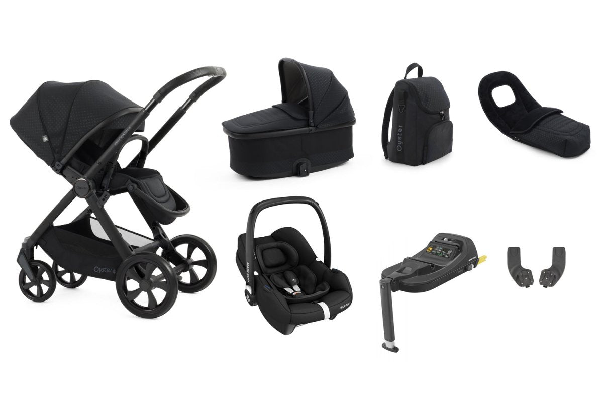 Babystyle Oyster 4 Luxury 7 Piece Travel System Bundle - Raven - For Your Little One