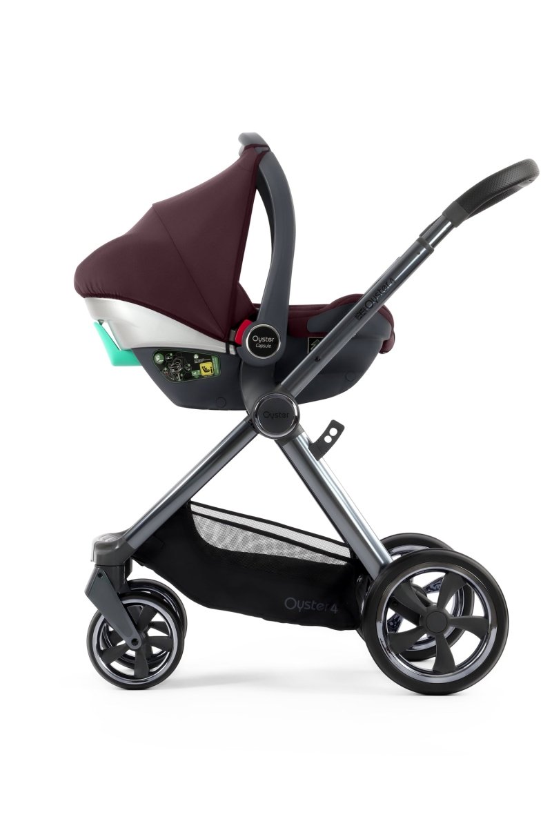Babystyle Oyster 4 Ultimate 12 Piece Travel System Bundle - Mulberry - For Your Little One