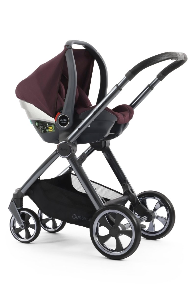 Babystyle Oyster 4 Ultimate 12 Piece Travel System Bundle - Mulberry - For Your Little One