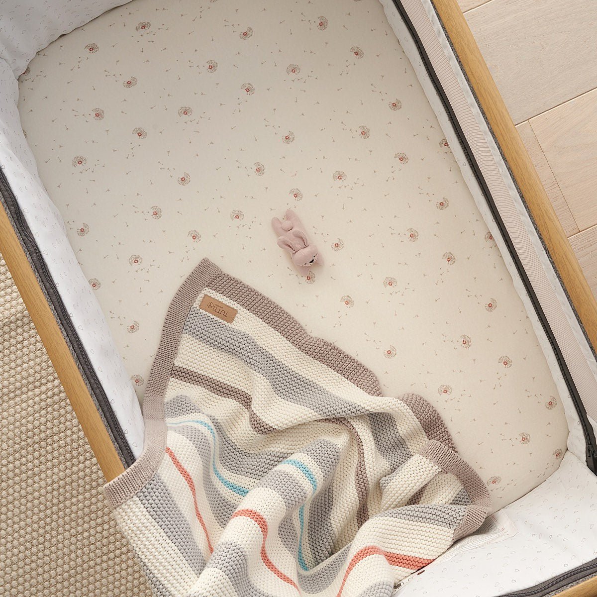 Bedside Crib Fitted Sheets 2pk - Our Planet - For Your Little One